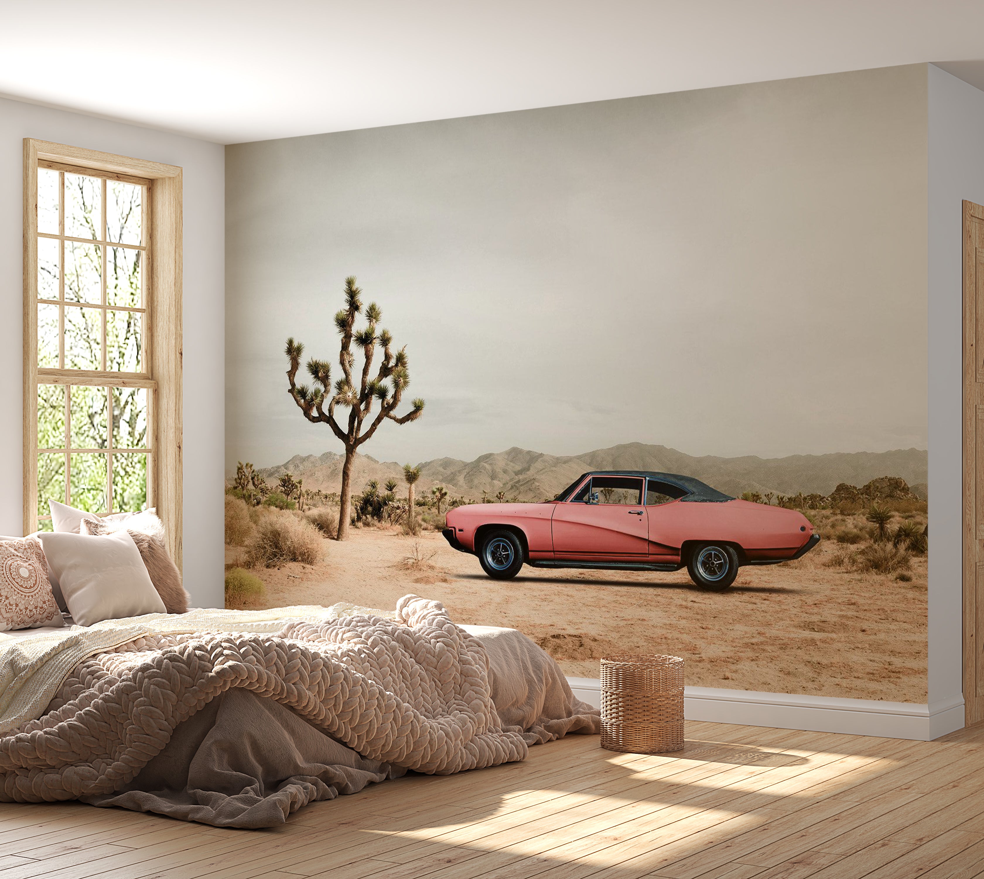 Landscape Wallpaper Wall Mural - Desert California 39"Wx27"H / Standard