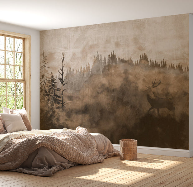 Landscape Wallpaper Wall Mural - Memory of the Wild 39"Wx27"H / Standard