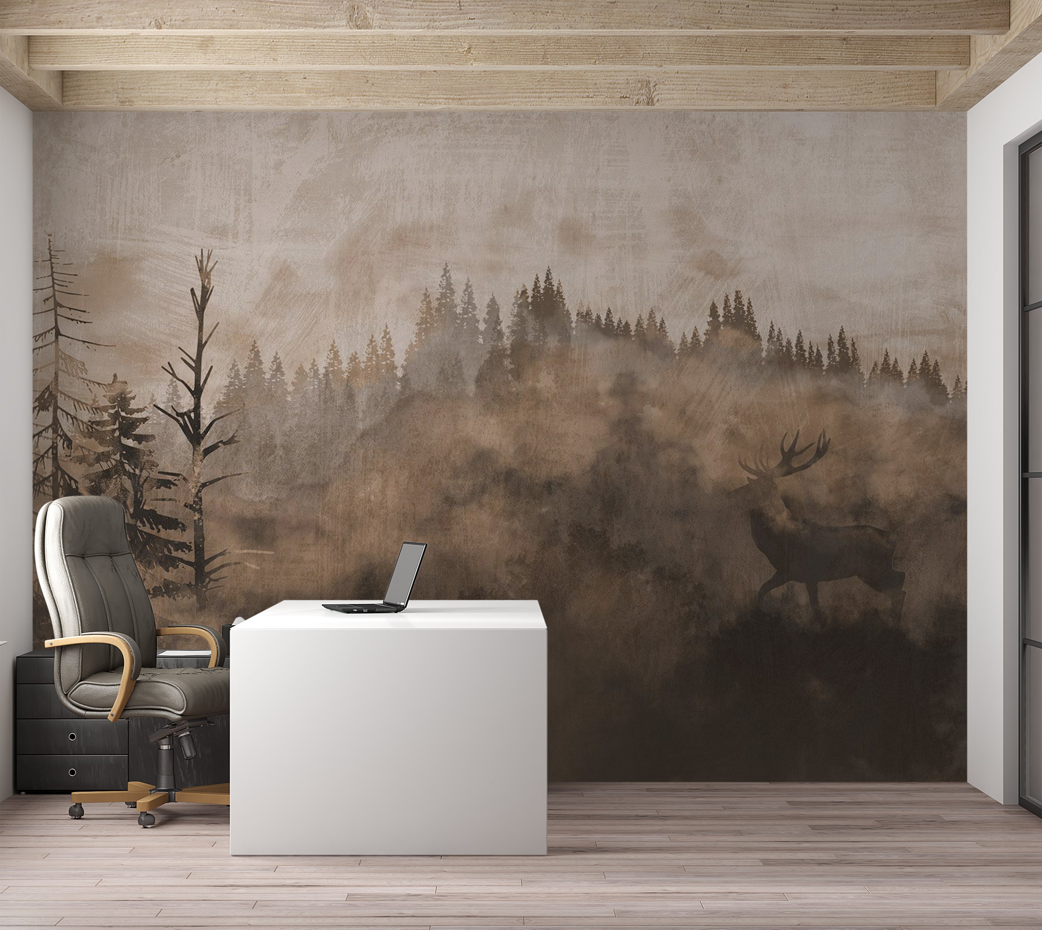 Landscape Wallpaper Wall Mural - Memory of the Wild 39"Wx27"H / Standard