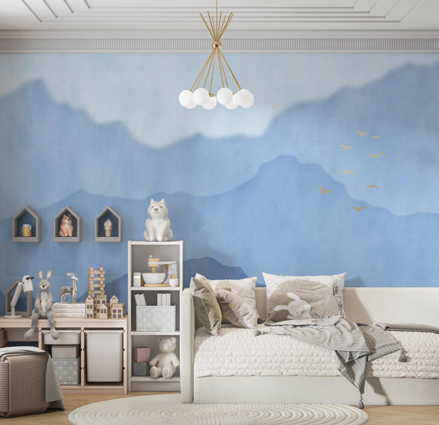 Landscape Wallpaper Wall Mural - Mountain Climate 39"Wx27"H / Standard