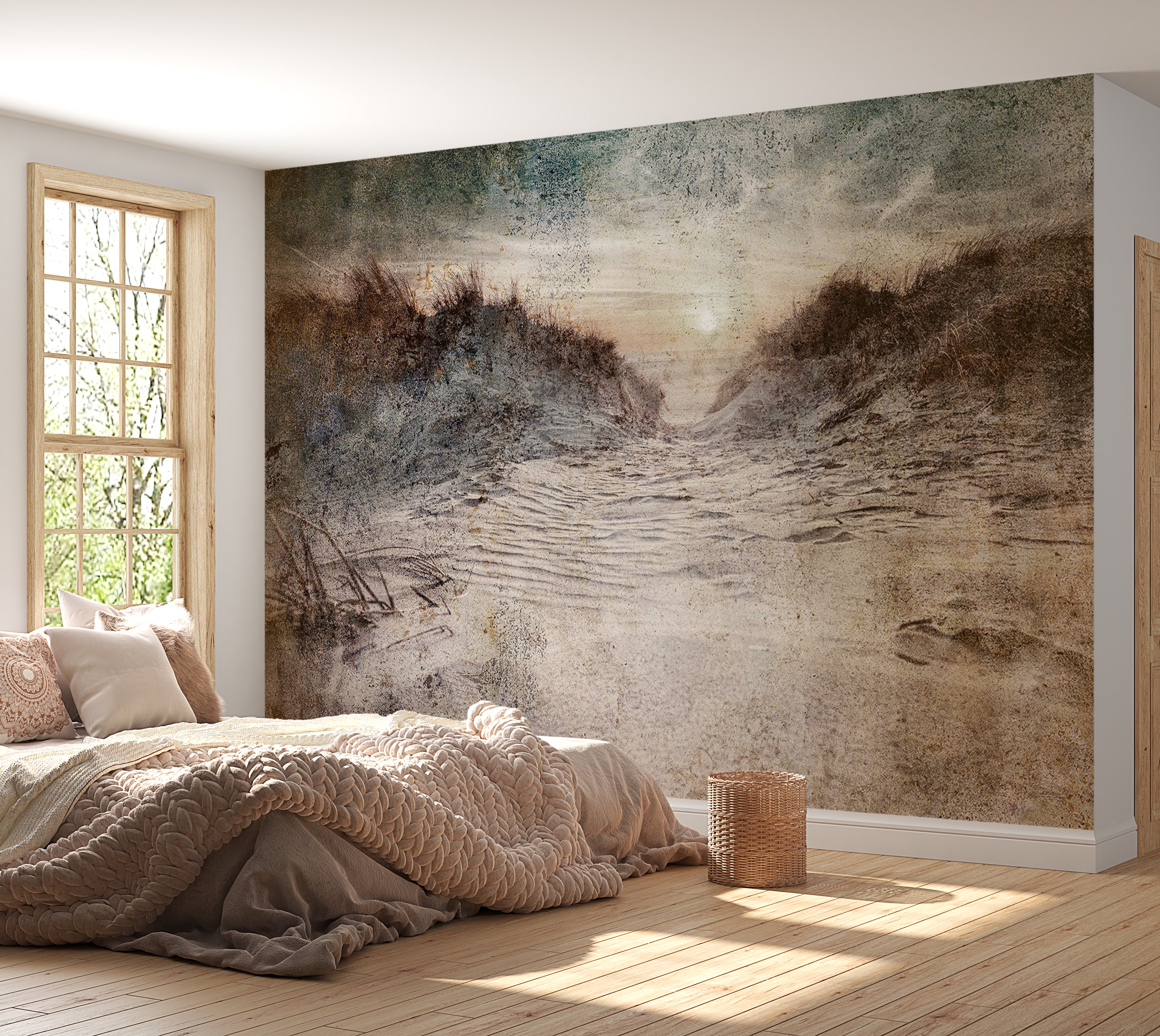 Landscape Wallpaper Wall Mural - Projection of Memories 39"Wx27"H / Standard