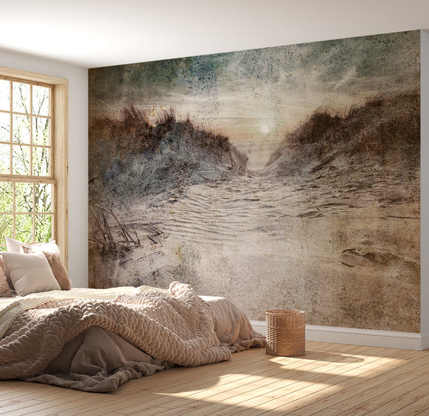 Landscape Wallpaper Wall Mural - Projection of Memories 39"Wx27"H / Standard