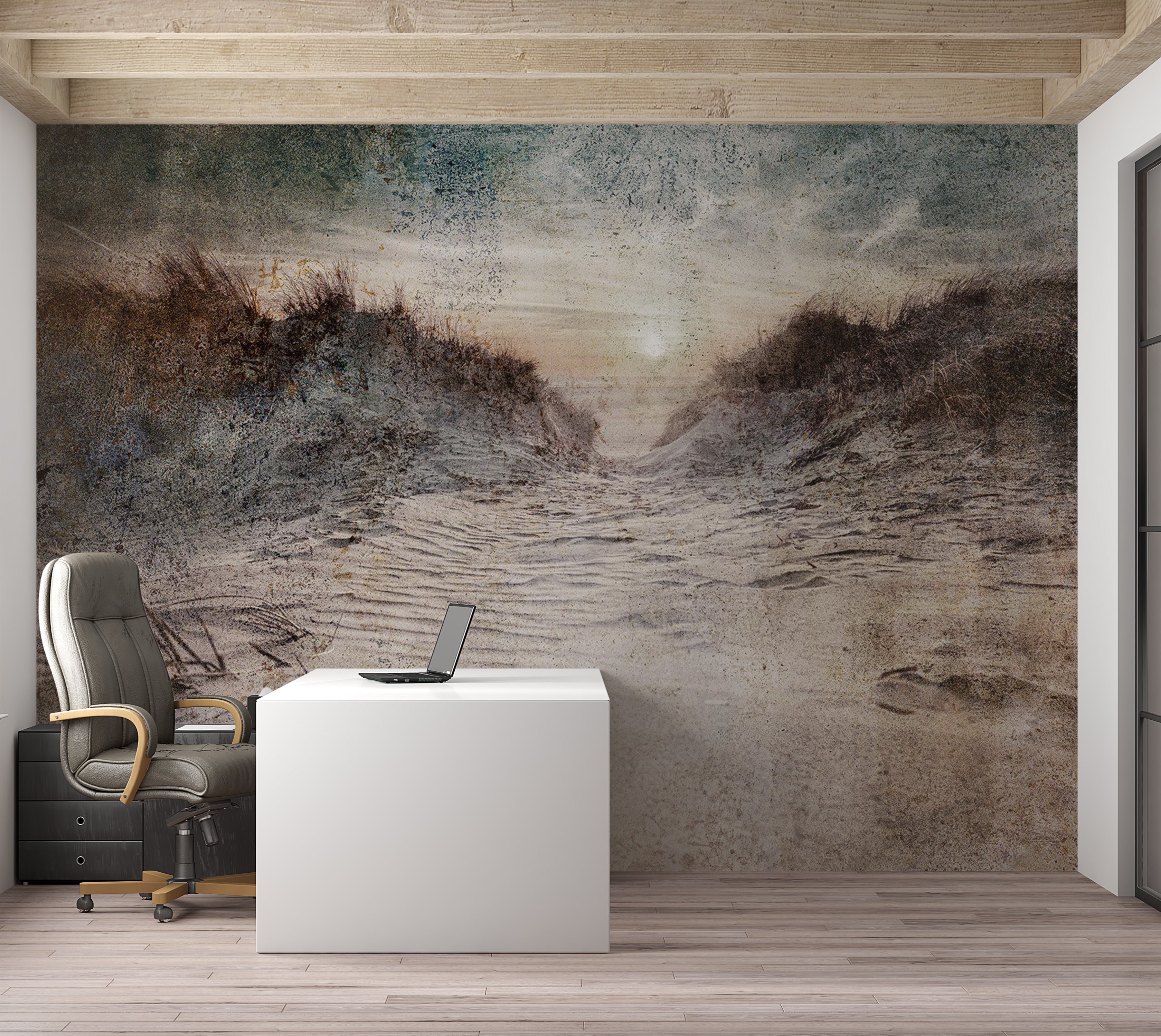 Landscape Wallpaper Wall Mural - Projection of Memories 39"Wx27"H / Standard