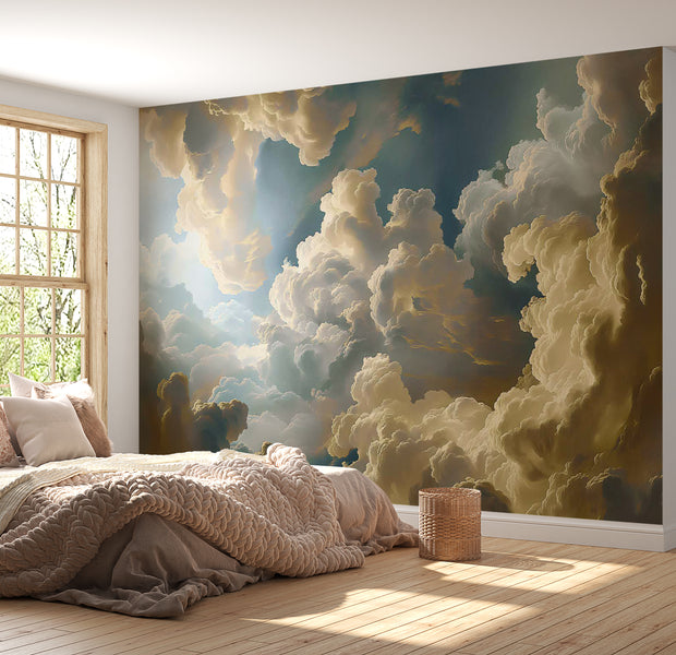 Landscape Wallpaper Wall Mural - Sun and Shadows 39"Wx27"H / Standard