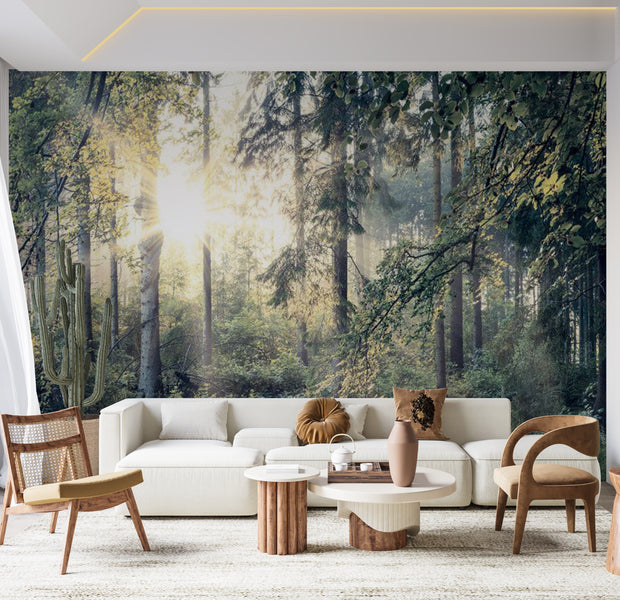 Landscape Wallpaper Wall Mural - Tales of a Forest 39"Wx27"H / Standard