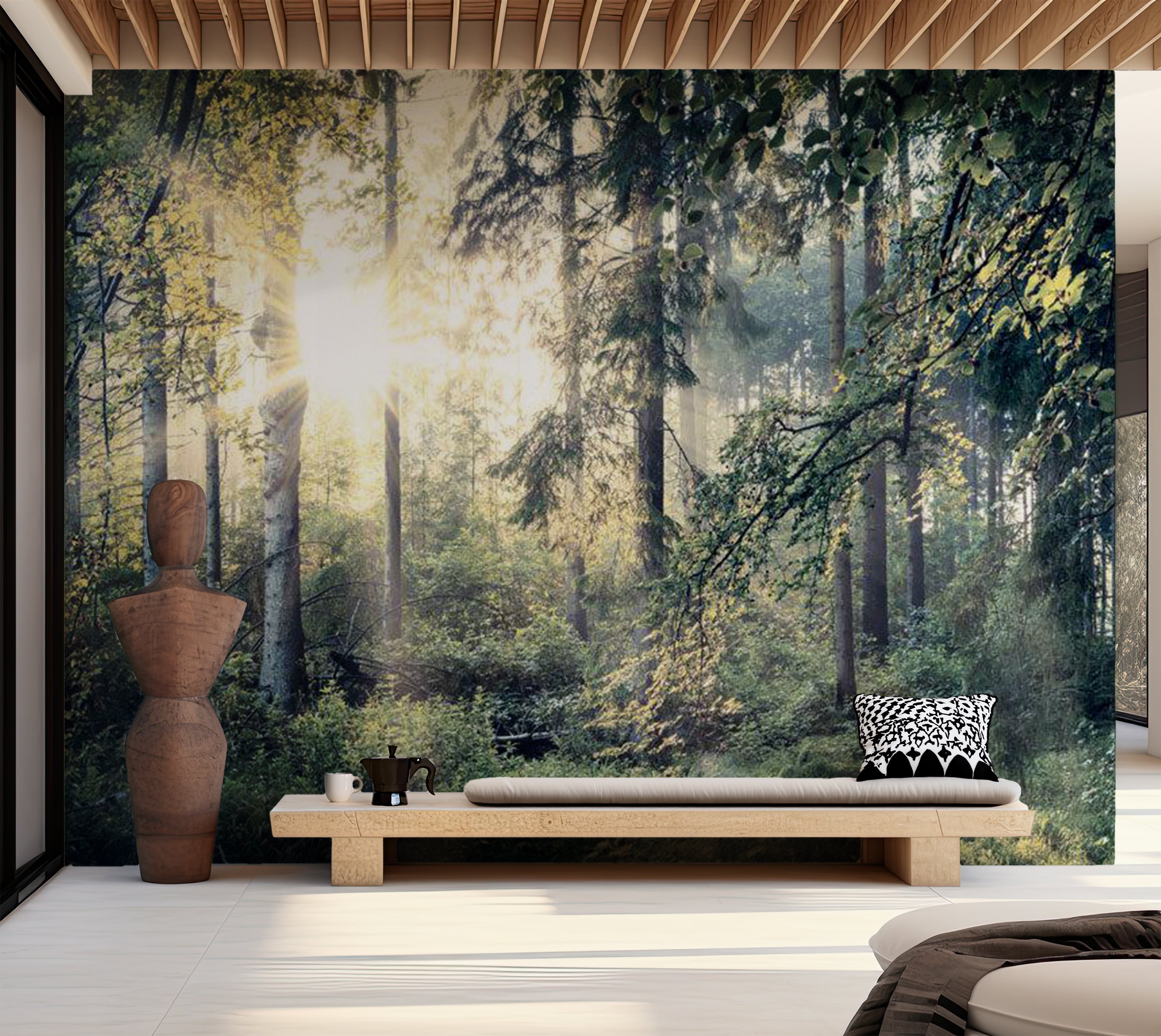 Landscape Wallpaper Wall Mural - Tales of a Forest 39"Wx27"H / Standard