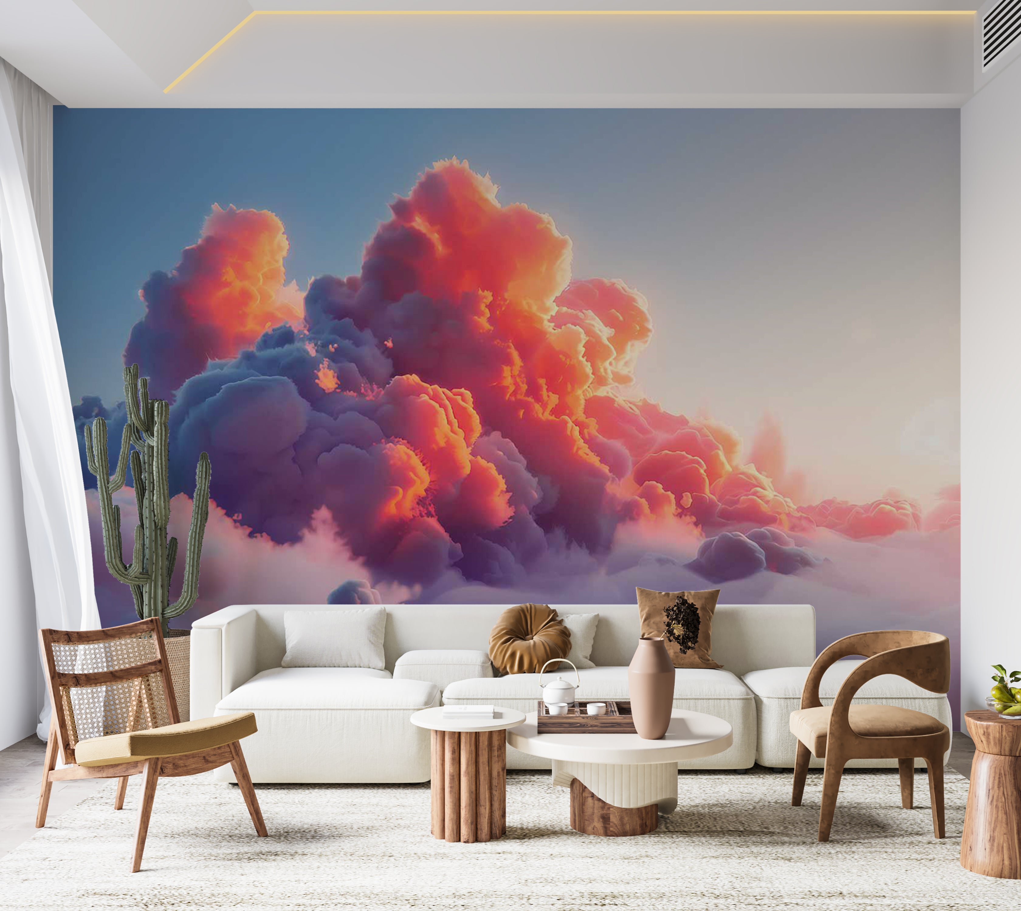 Landscape Wallpaper Wall Mural - Twilight Spectacle 39"Wx27"H / Standard