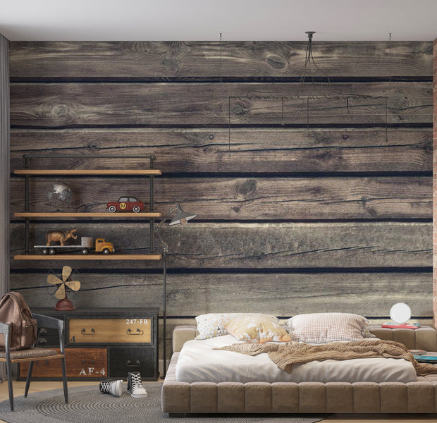 Surface Texture Wallpaper Wall Mural - Country Style Wood 39"Wx27"H / Standard
