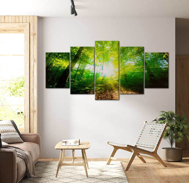 Stretched Canvas Landscape Art - Wonderful Morning 40"Wx20"H