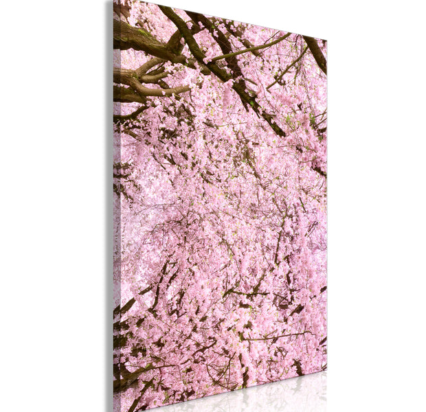 Floral Canvas Wall Art - Cherry Tree