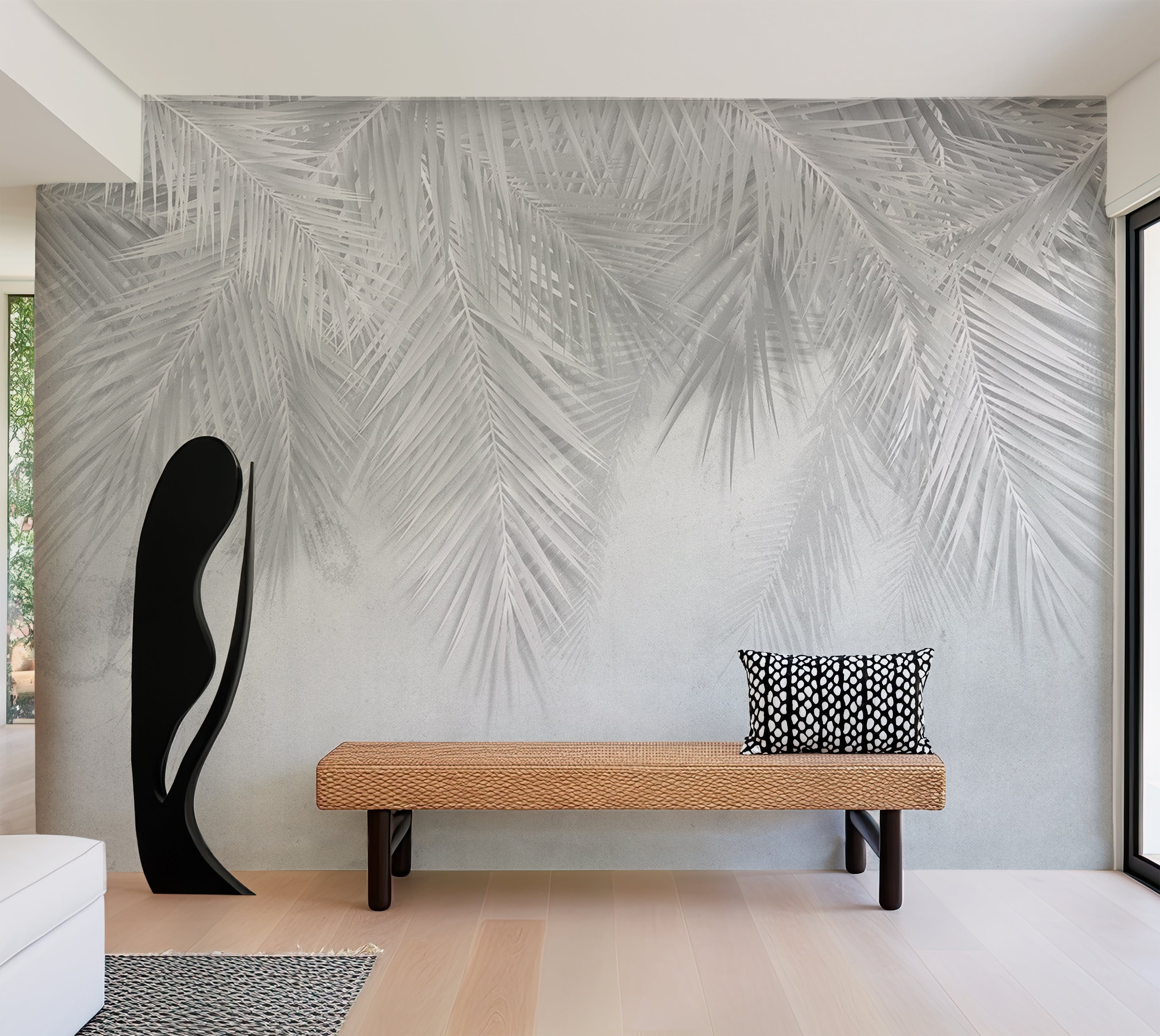 Peel & Stick Botanical Wall Mural - Monotony of Calm 38"Wx27"H