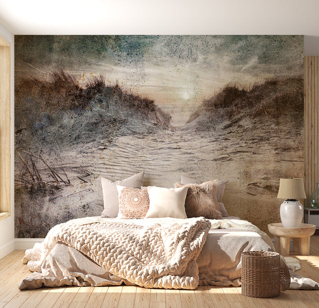 Peel & Stick Landscape Wall Mural - Projection of Memories 38"Wx27"H