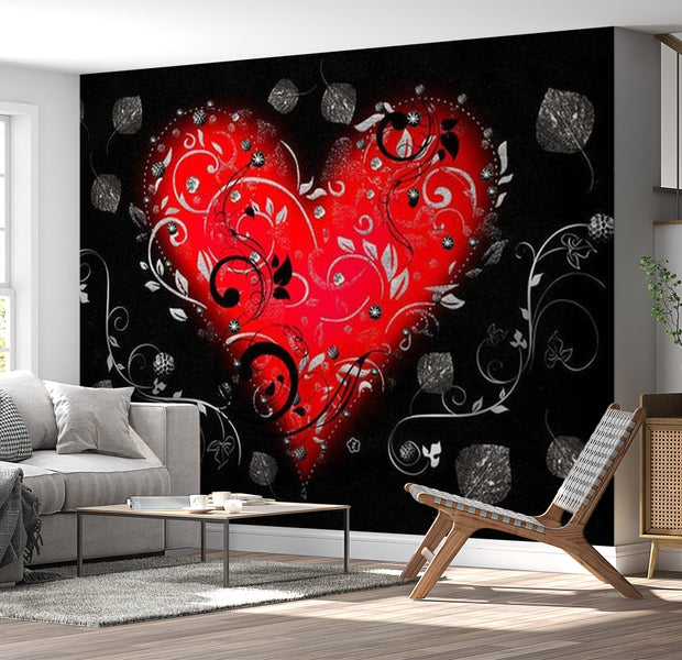 Abstract Wallpaper Wall Mural - Love Breeze 39"Wx27"H