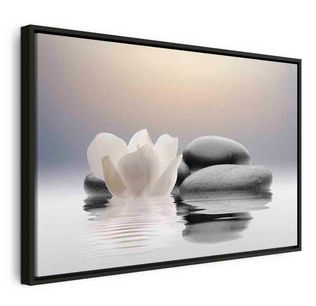 Floating Framed Canvas Art - Garden of Calm