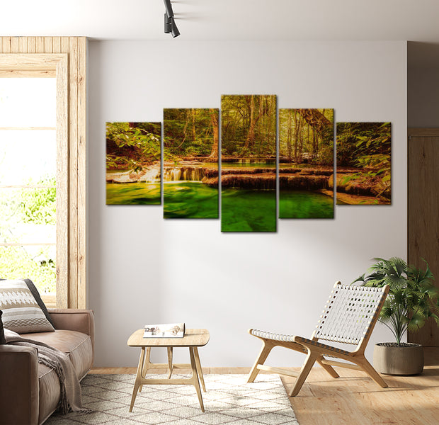 Stretched Canvas Landscape Art - Beauty Of Nature 79"Wx32"H