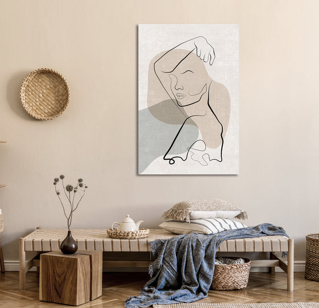 Abstract Canvas Wall Art - Romantic Morning