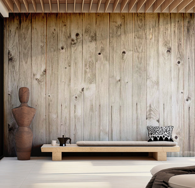 Background & Patterns Wallpaper Wall Mural - Wood Fence 118"Wx90"H