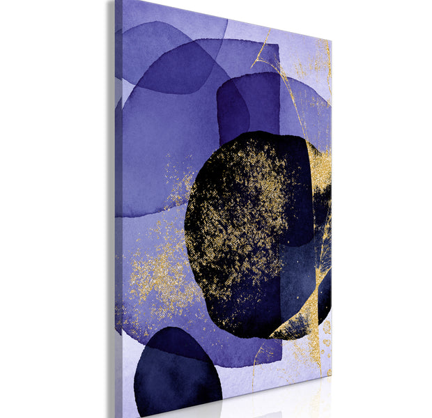 Abstract Canvas Wall Art - Purple Kaleidoscope