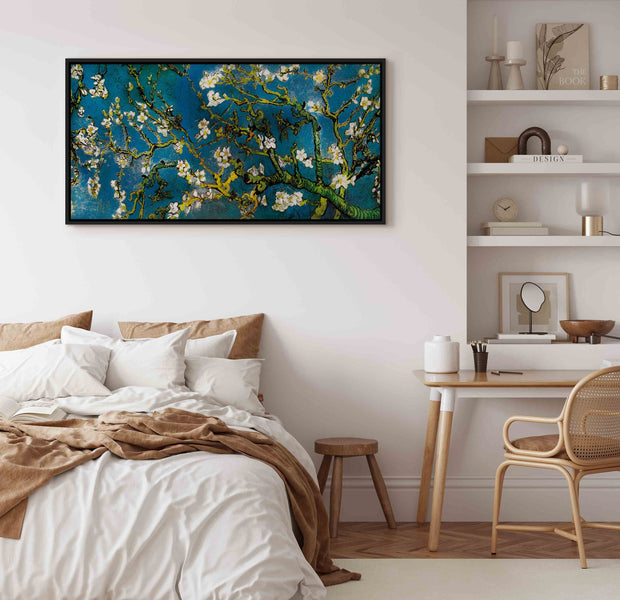 Floating Framed Canvas Art - Blooming Almond