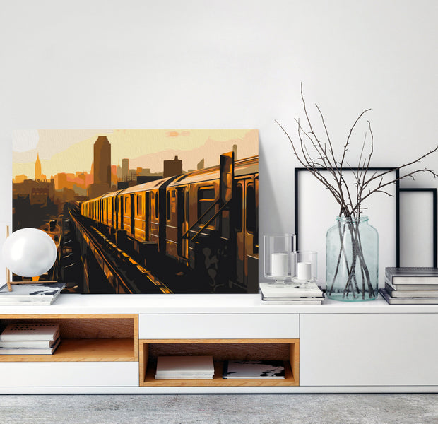 Paint By Numbers Kit - New York Subway
