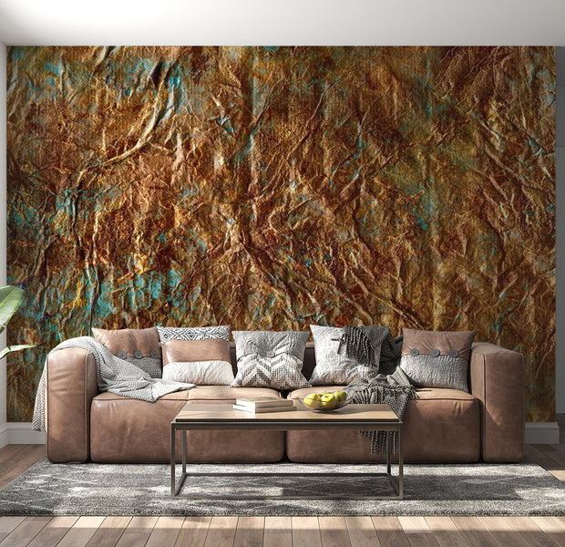 Abstract Wallpaper Wall Mural - Gold Of Atlantis 39"Wx27"H