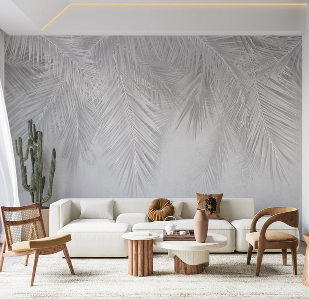 Botanical Wallpaper Wall Mural - Monotony of Calm 39"Wx27"H / Standard