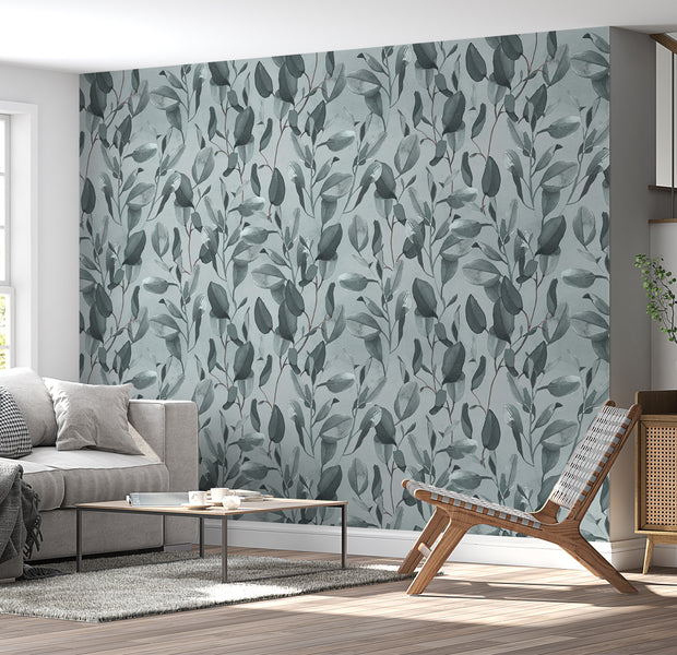 Peel & Stick Botanical Wall Mural - Tangled Nature 38"Wx27"H