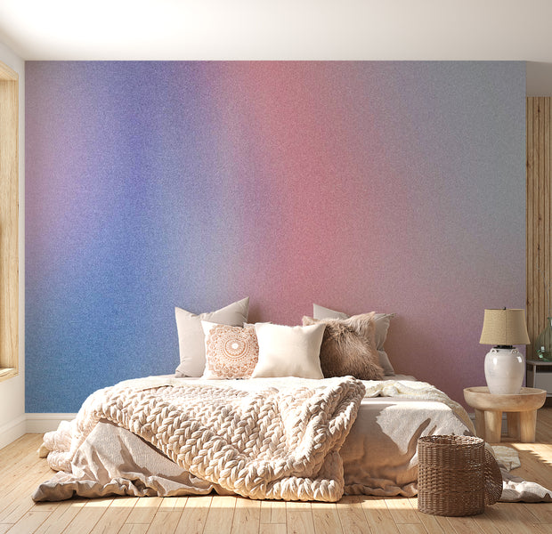 Peel & Stick Wall Mural - Rainbow Gradient Mist 38"Wx27"H