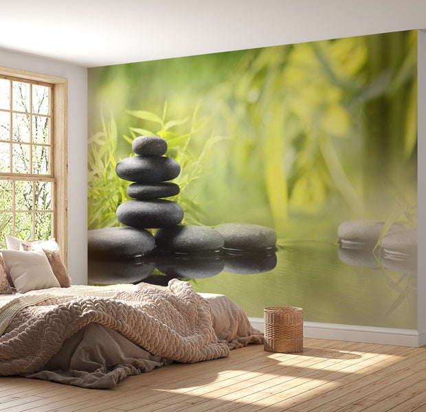 Zen Wallpaper Wall Mural - Serenity Of Nature 39"Wx27"H