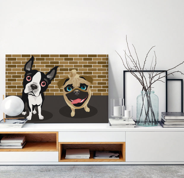 Paint By Numbers Kit - Cute Dogs