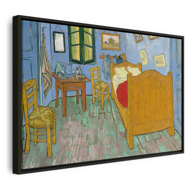 Floating Framed Canvas Art - The Bedroom - Vincent Van Gogh