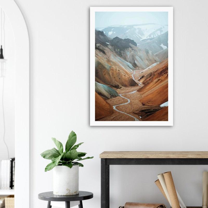 The Highlands Of Iceland Landscape Poster