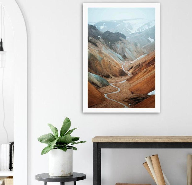 The Highlands Of Iceland Landscape Poster