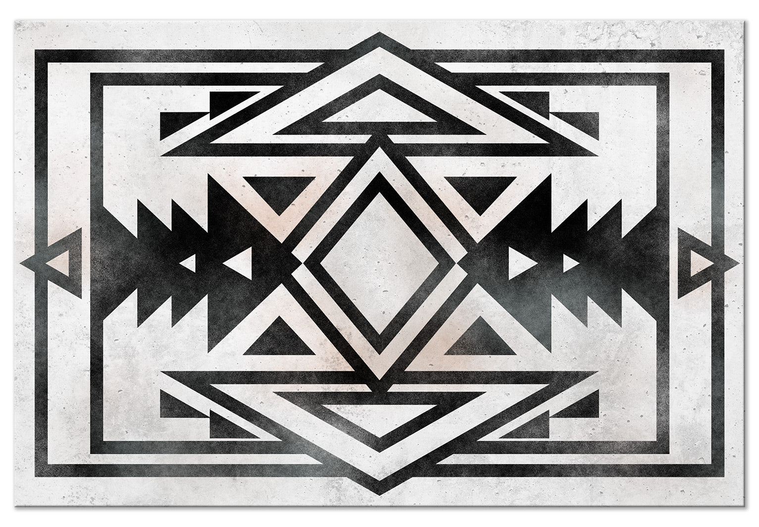 Abstract Canvas Wall Art - Ethnic Pattern
