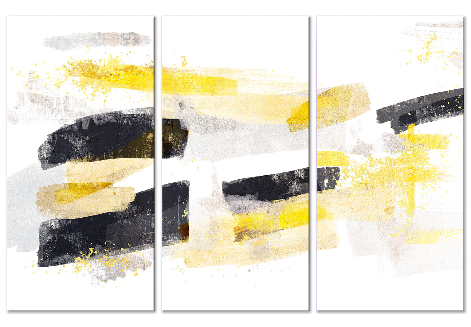 Abstract Canvas Wall Art - Modern Chic - 3 Pieces