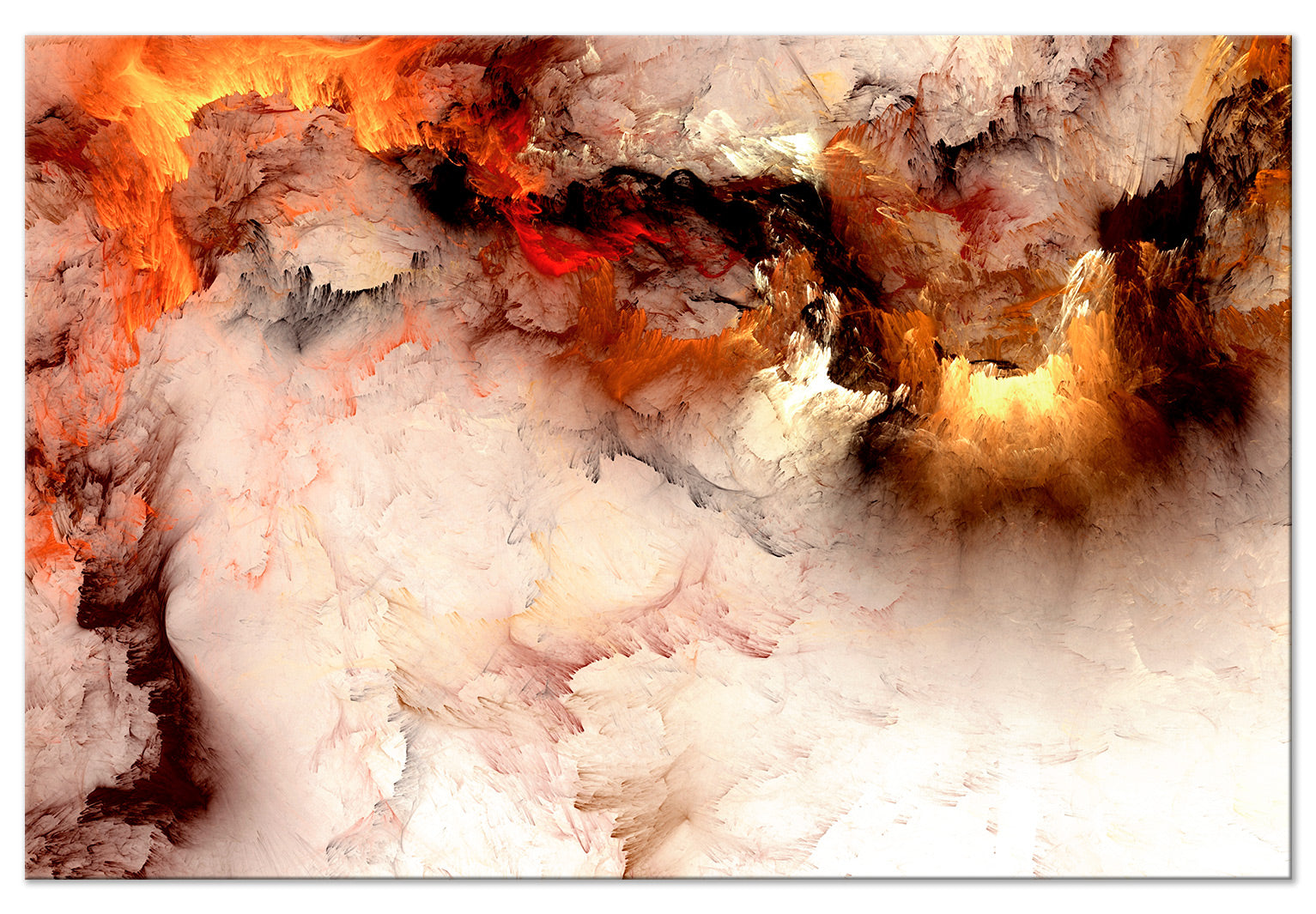 Abstract Canvas Wall Art - Volcanic Abstraction