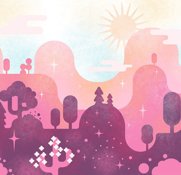 Abstract Wallpaper Wall Mural - Candy Land