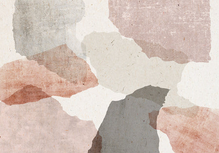 Abstract Wallpaper Wall Mural - Colorful Terrazzo