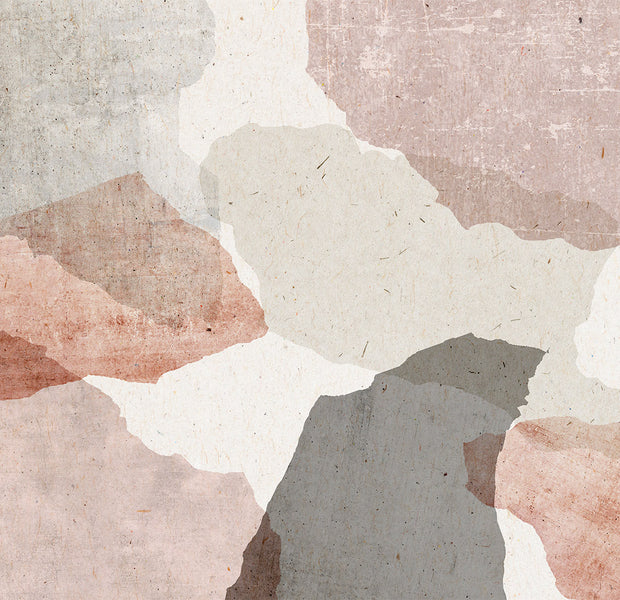 Abstract Wallpaper Wall Mural - Colorful Terrazzo