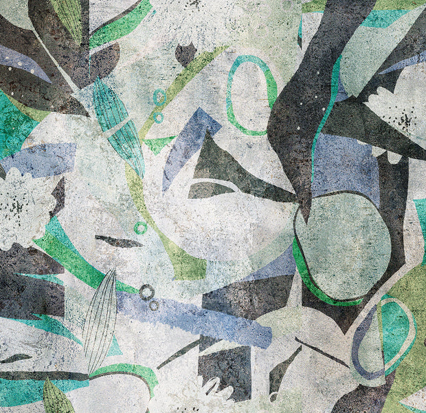 Abstract Wallpaper Wall Mural - Malachite Dream