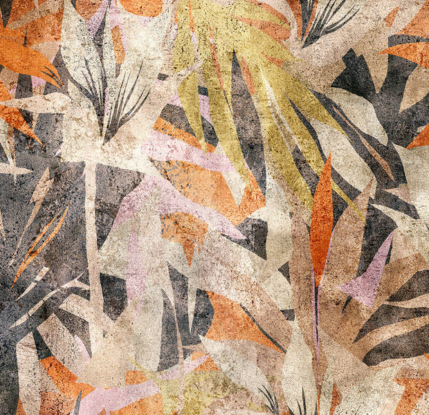 Abstract Wallpaper Wall Mural - Scattered Colors