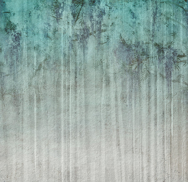 Abstract Wallpaper Wall Mural - Turquoise Memories