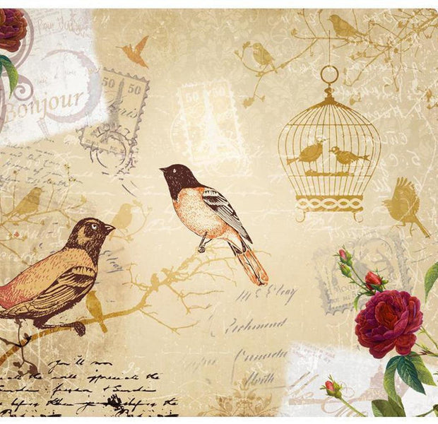 Animal Wallpaper Wall Mural - Bonjour