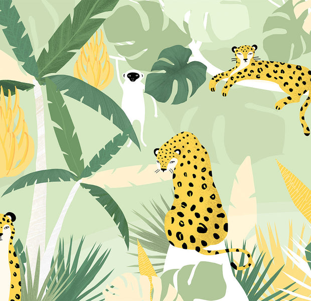Animal Wallpaper Wall Mural - Cheetahs in the Jungle