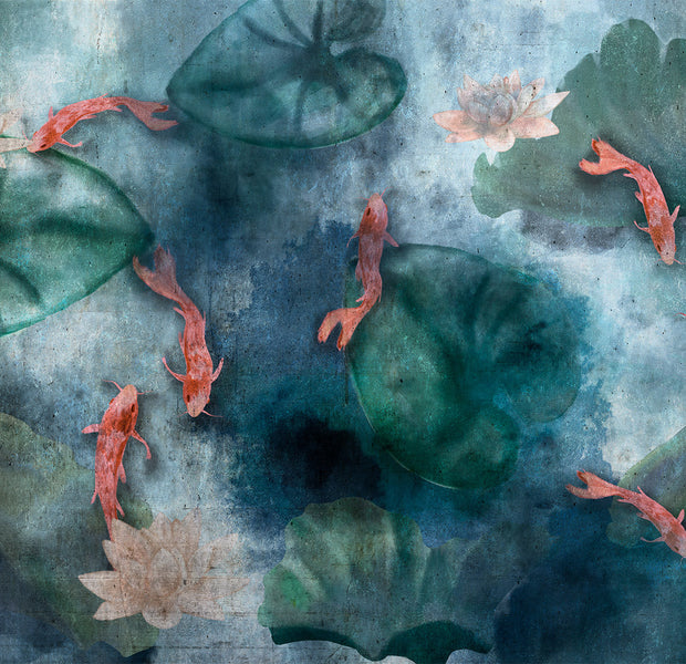 Animal Wallpaper Wall Mural - Fish in a Lake