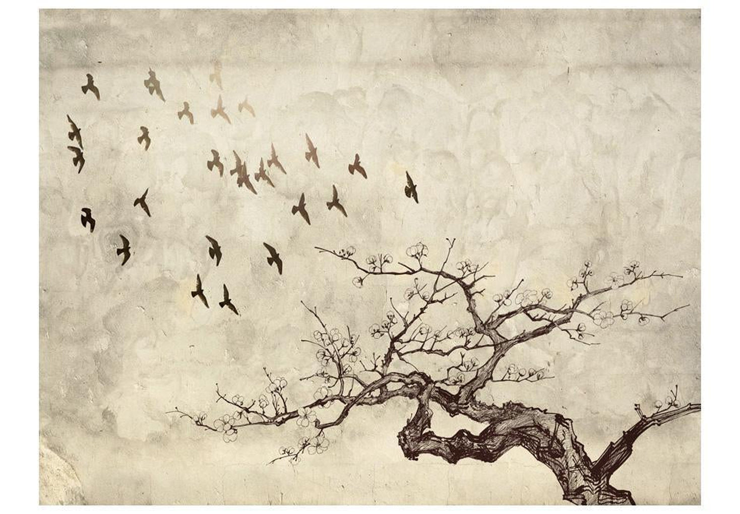 Wall mural - Flock of birds-TipTopHomeDecor