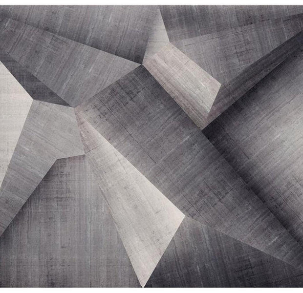 Surface Texture Wallpaper Wall Mural - Big Abstract Concrete Blocks