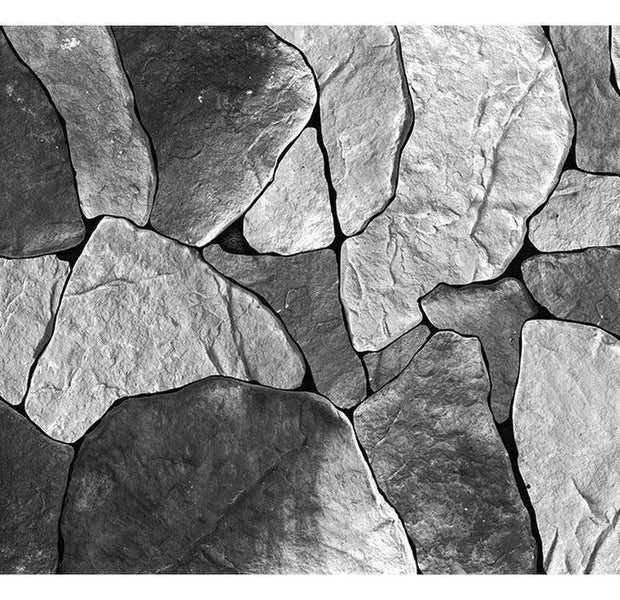 Surface Texture Wallpaper Wall Mural - Big Dark Grey Rocks