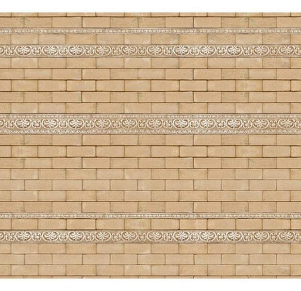 Surface Texture Wallpaper Wall Mural - Brick With Ornaments