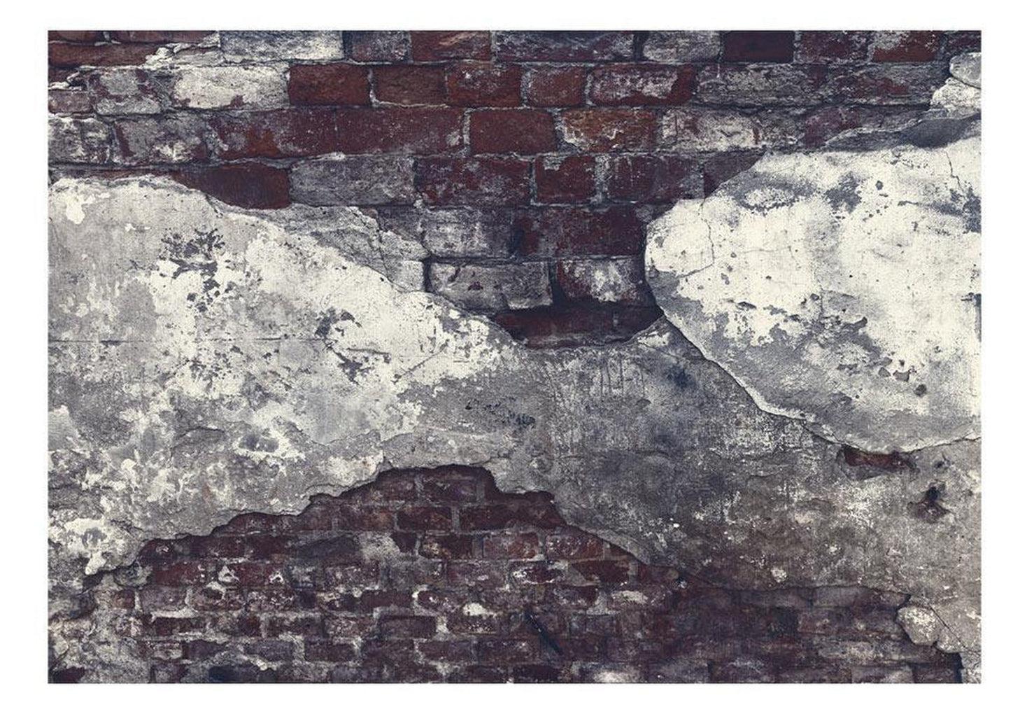 Surface Texture Wallpaper Wall Mural - Dark Brick Wall